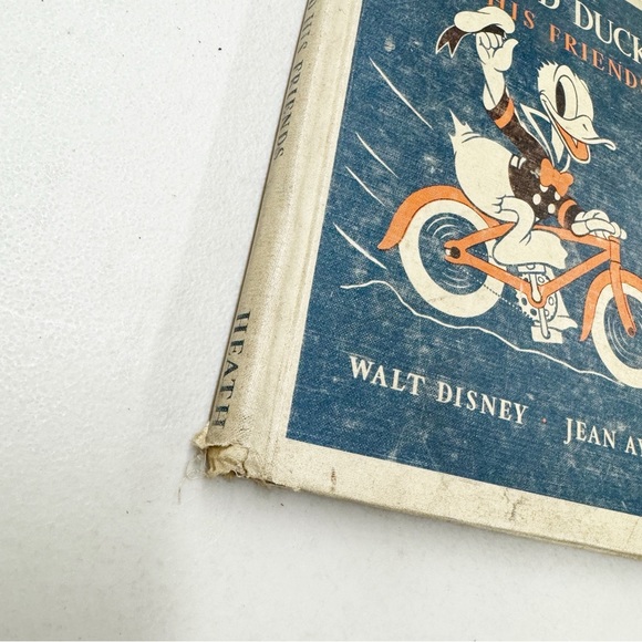 Donald Duck And His Friends 1939 First Esition By Walt Disney Vintage - Picture 2 of 14